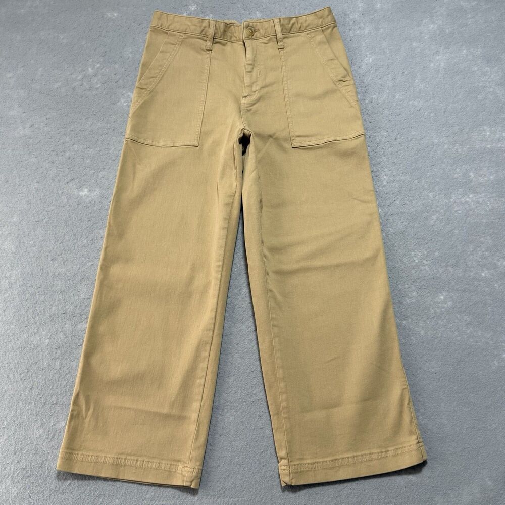 Tommy Bahama Pants Women’s Size 6 Beige Wide Leg Stretch Casual Chino